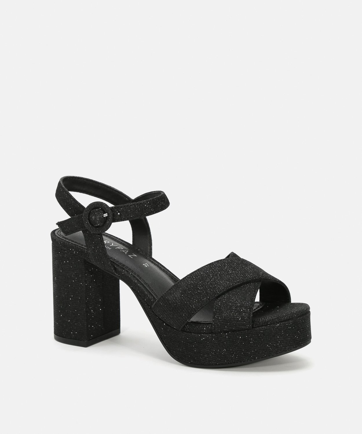 Sandálias plataforma cruzeta